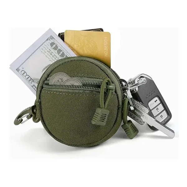 Tactical  EDC Pouch Coin Purchase Keychain Card Holder