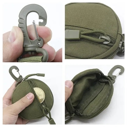 Tactical  EDC Pouch Coin Purchase Keychain Card Holder