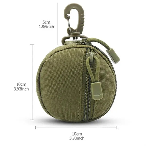 Tactical  EDC Pouch Coin Purchase Keychain Card Holder