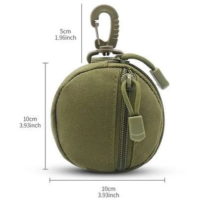 Tactical  EDC Pouch Coin Purchase Keychain Card Holder