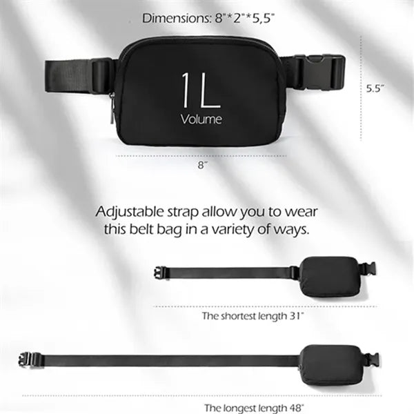 Fanny Packs for Women Men Bags with Adjustable Strap