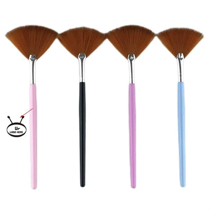 Fan-Shaped Facial Cosmetics Brush