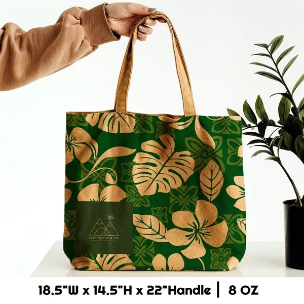 8 oz Cotton Canvas Tote Bag  - 18.5"W x 14.5"H