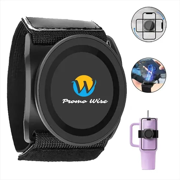 Adjustable Magnetic Silicone Armband Secure Phone Holder
