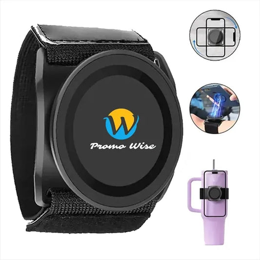 Adjustable Magnetic Silicone Armband Secure Phone Holder