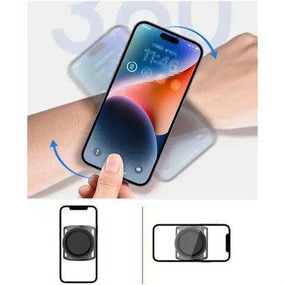 Adjustable Magnetic Silicone Armband Secure Phone Holder