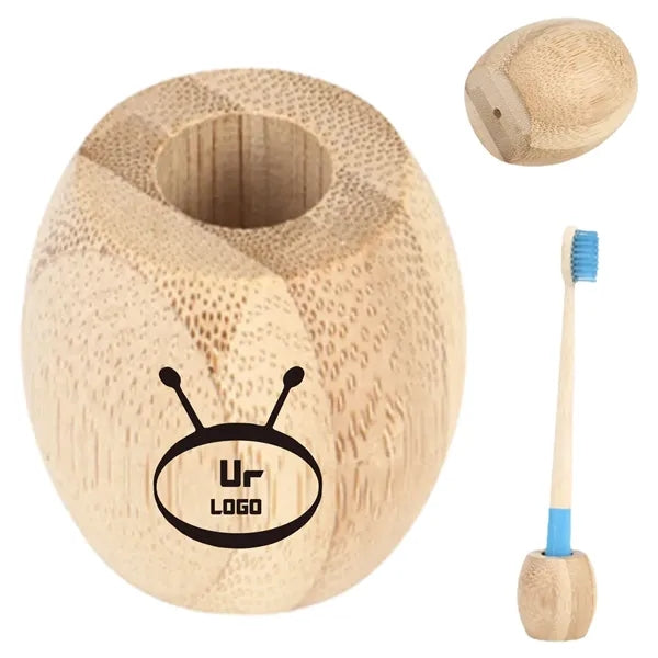 Bamboo Toothbrush Holder