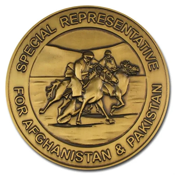 Zinc Alloy Challenge Coin with Antique Plating Finishes -