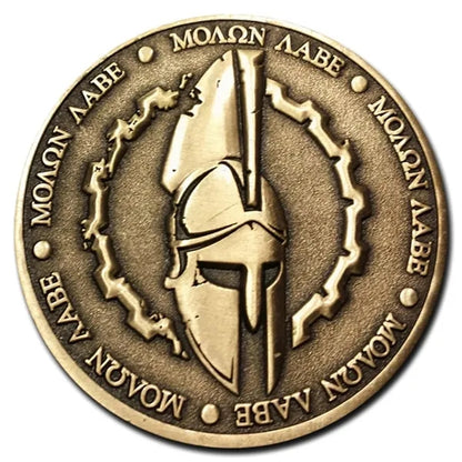 Zinc Alloy Challenge Coin with Antique Plating Finishes -