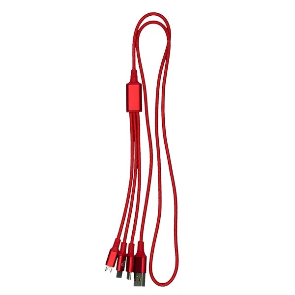 3-in-1 Multi-Device Metallic Charging Cable