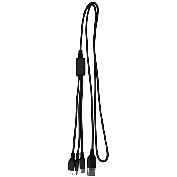 3-in-1 Multi-Device Metallic Charging Cable