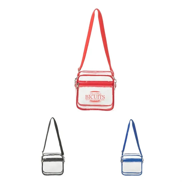 ClearPass Clear Crossbody Bag 7" x 2.5"