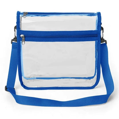 ClearPass Crossbody Bag w/ Front Zipper Pocket 10" x 2.5"