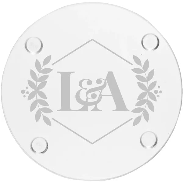 Circular Glass Coasters 4"