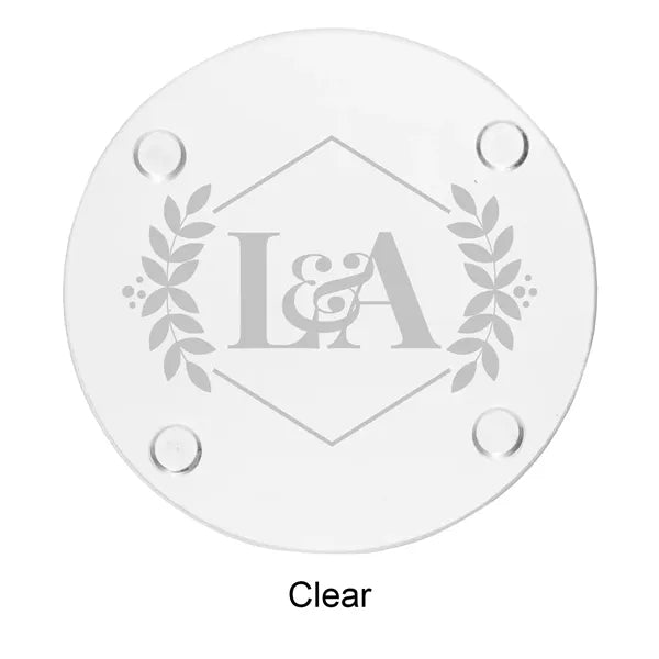 Circular Glass Coasters 4"