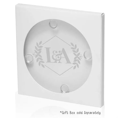 Circular Glass Coasters 4"