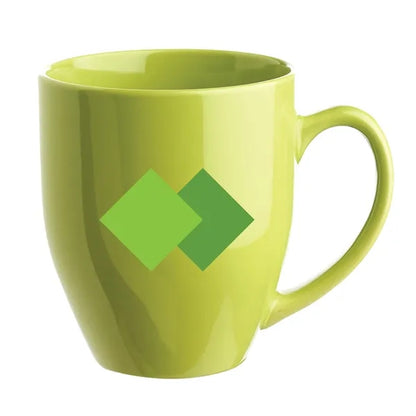 Glossy Bistro Style Ceramic Mug, 16 oz.