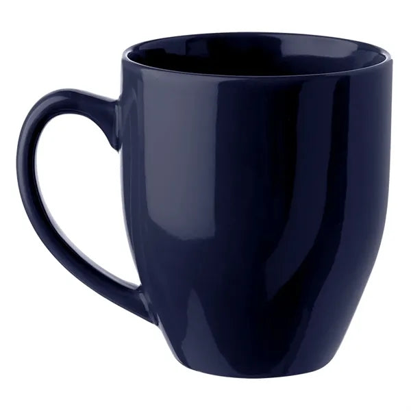 Glossy Bistro Style Ceramic Mug, 16 oz.