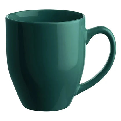 Glossy Bistro Style Ceramic Mug, 16 oz.