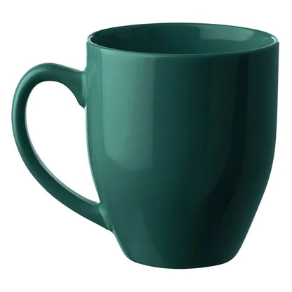 Glossy Bistro Style Ceramic Mug, 16 oz.