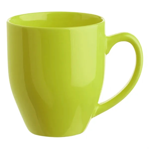 Glossy Bistro Style Ceramic Mug, 16 oz.