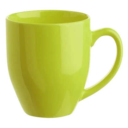 Glossy Bistro Style Ceramic Mug, 16 oz.