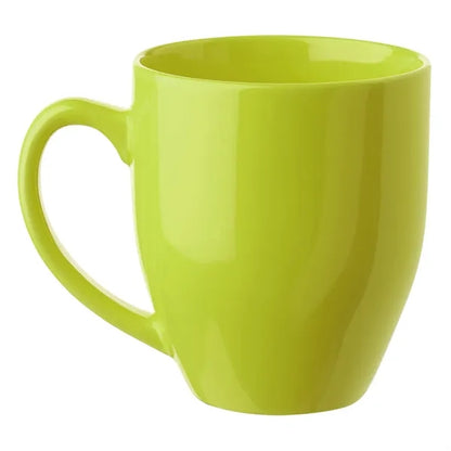 Glossy Bistro Style Ceramic Mug, 16 oz.