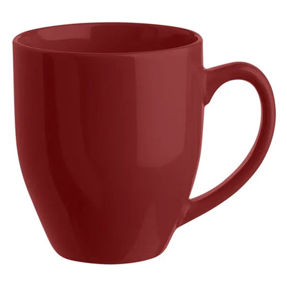 Glossy Bistro Style Ceramic Mug, 16 oz.