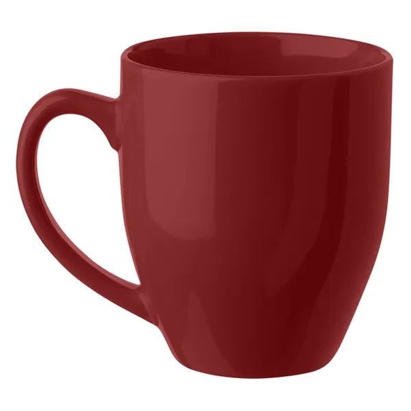 Glossy Bistro Style Ceramic Mug, 16 oz.