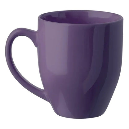 Glossy Bistro Style Ceramic Mug, 16 oz.