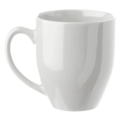 Glossy Bistro Style Ceramic Mug, 16 oz.
