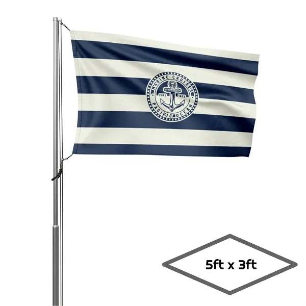 SINGLE-SIDED DYE SUBLIMATION 1-LAYER 5FT X 3FT FLAG
