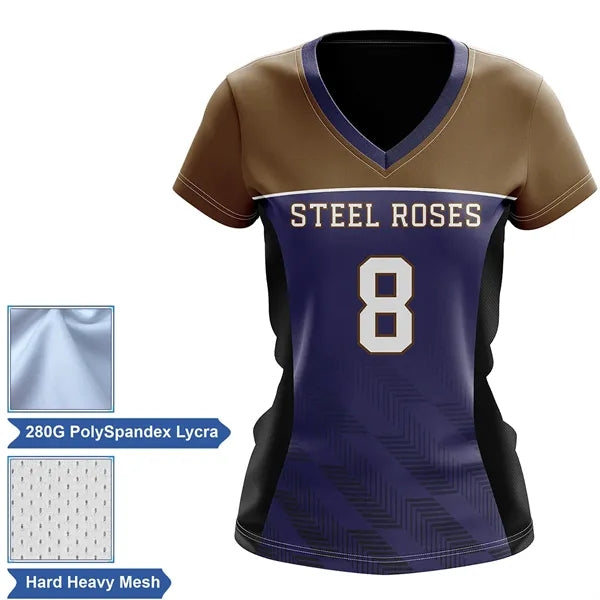Women's Premium Sublimation Football Fanwear Jersey - Spande