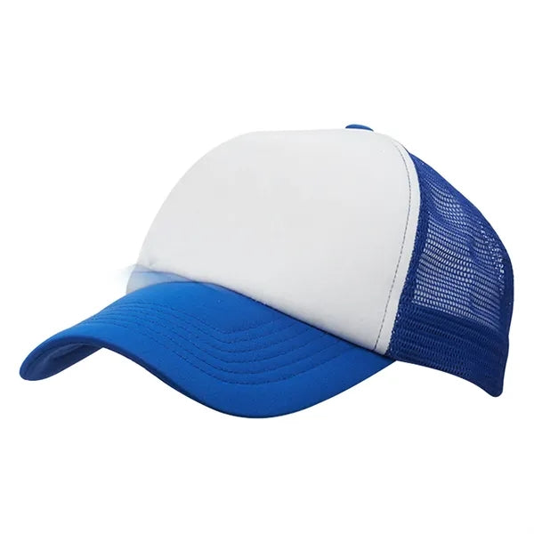 Structured Mesh Baseball Hat with Curved Visor