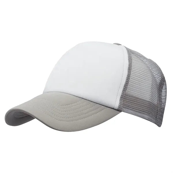 Structured Mesh Baseball Hat with Curved Visor