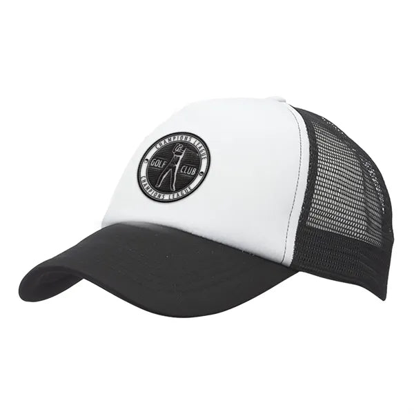 Structured Mesh Baseball Hat with Curved Visor