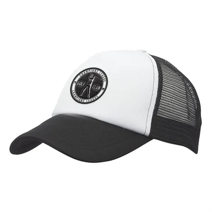 Structured Mesh Baseball Hat with Curved Visor