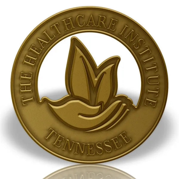 Solid Iron Lapel Pin with Dual Plating