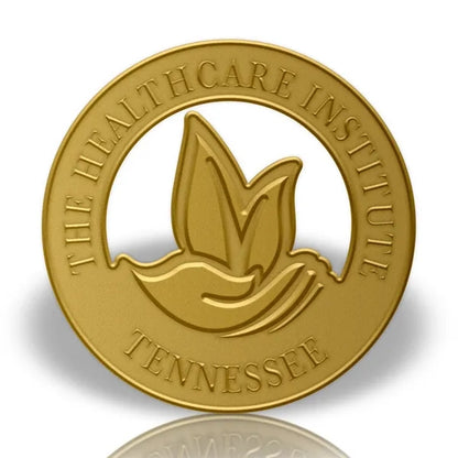 Solid Iron Lapel Pin with Dual Plating