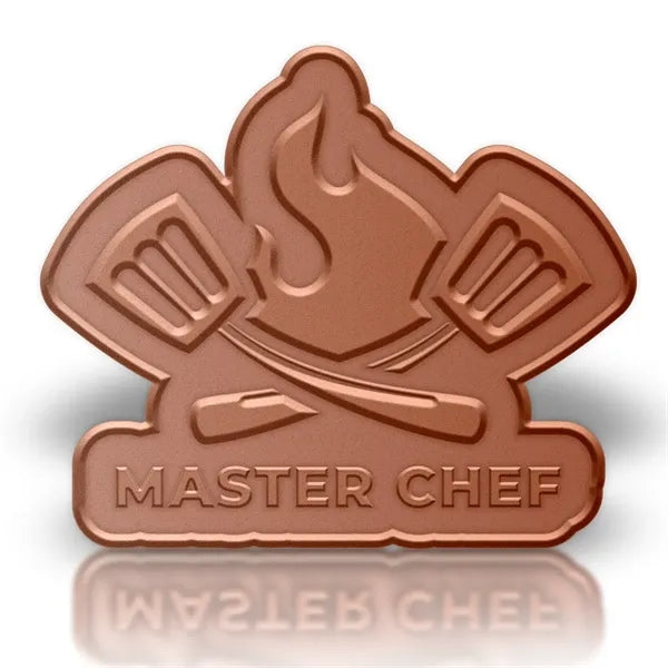 Solid Iron Lapel Pin with Dual Plating