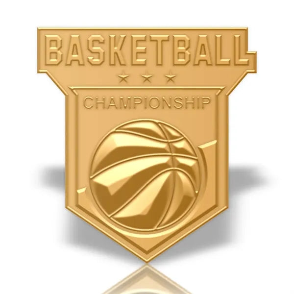 Solid Iron Lapel Pin with Dual Plating