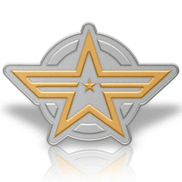 Solid Iron Lapel Pin with Dual Plating