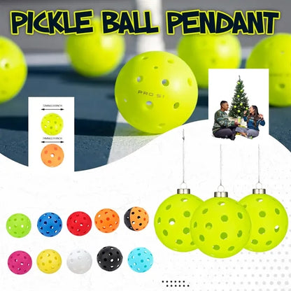 Pickleball Pendant - Ball & Chain