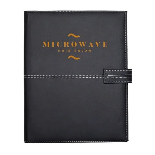 White Stitch Leather Portfolios