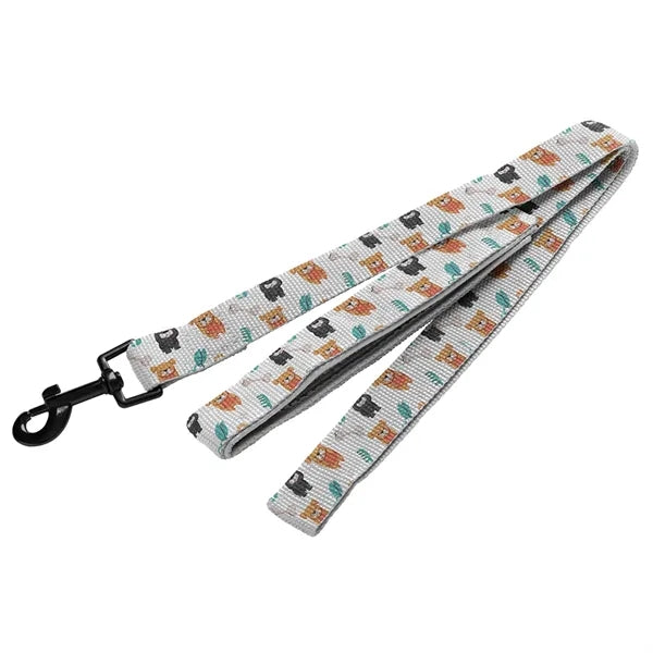 RPET Sublimated Pet Leash with Snap Carabiner