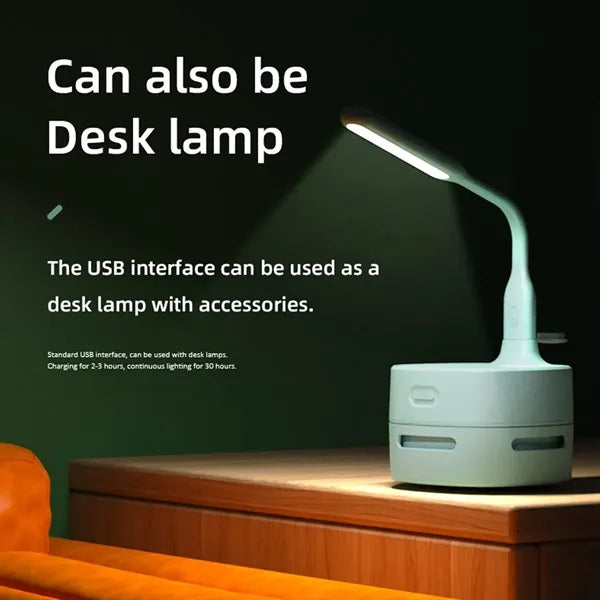 Durable Powerful Quiet Smart Desktop Vacuum Cleaner with Fan