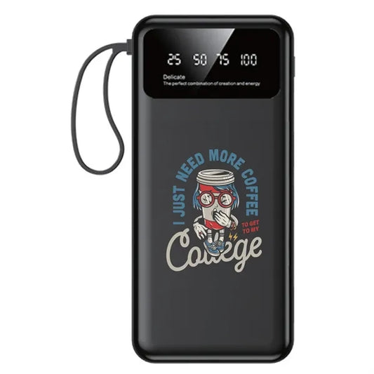 Compact LED Power Bank with Flashlight 8000mAh