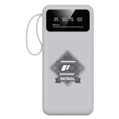 Compact LED Power Bank with Flashlight 8000mAh
