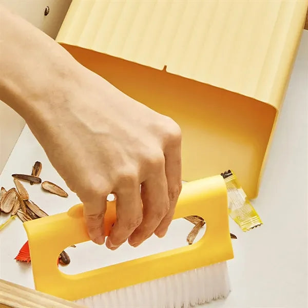 Portable Durable High-Density Bristles Desktop Broom Set