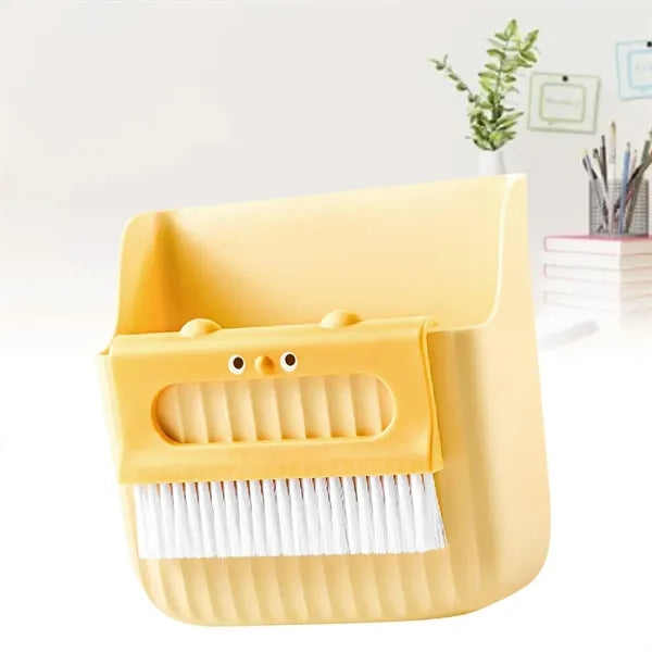 Portable Durable High-Density Bristles Desktop Broom Set